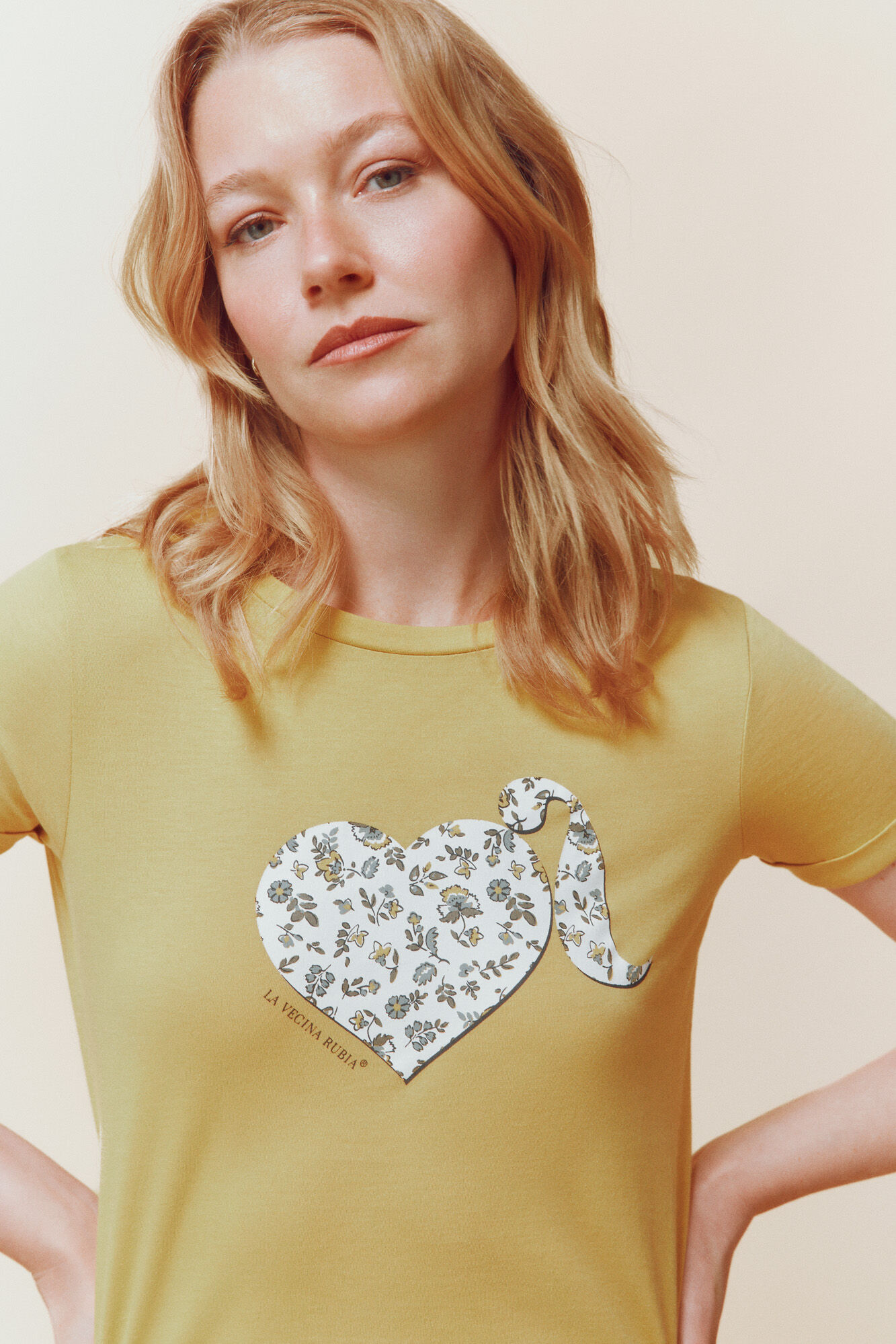 Springfield Camiseta "Coraz&oacute;n con pelazo"