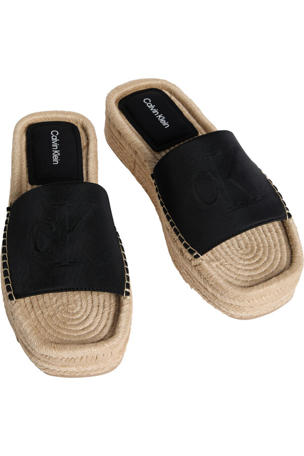 CK Jeans Alpargatas con plataforma negro