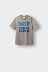 Springfield Kids Majica kratkih rukava "Not today monday" za dečake Siva