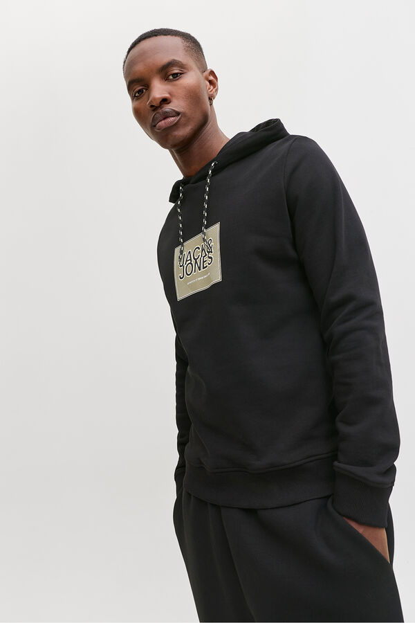 Jack & Jones Sweatshirt capuz preto