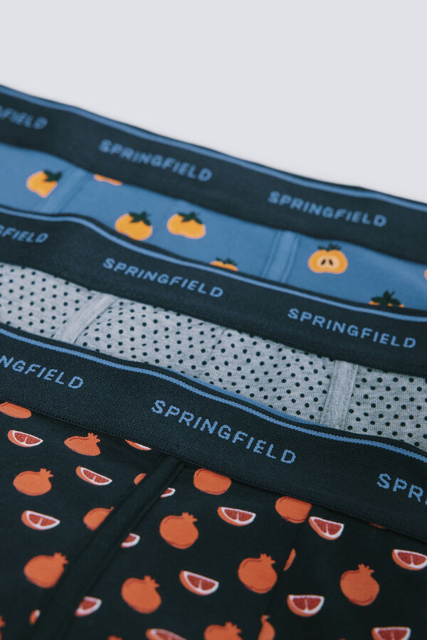 Springfield Pakovanje od 3 boksera sa voćem Plava