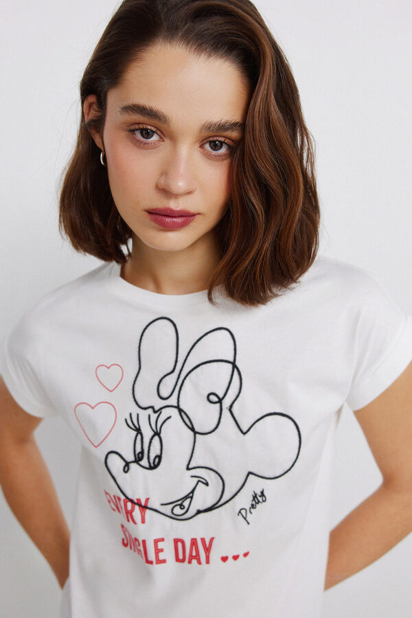 Springfield Majica sa kratkim rukavima DISNEY Bež