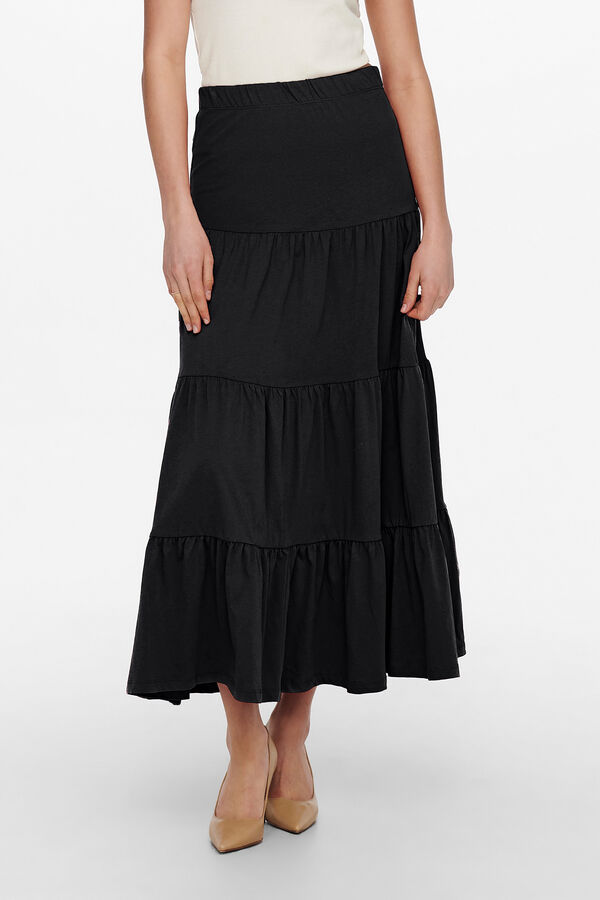 Only Long skirt  black