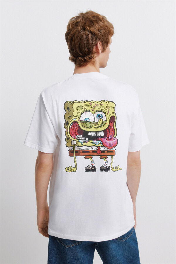 Springfield Camiseta Bob Esponja blanco