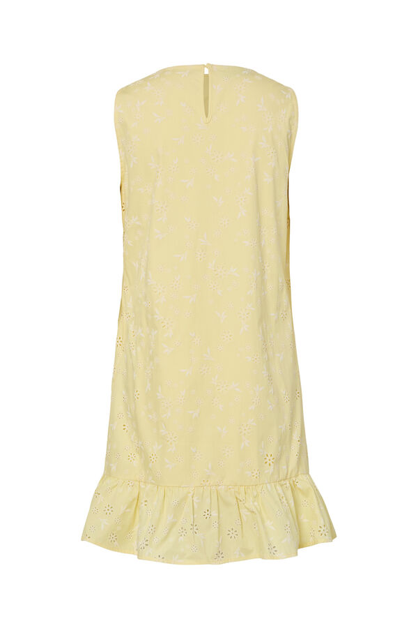 Pieces Vestido mini manga cava estampado