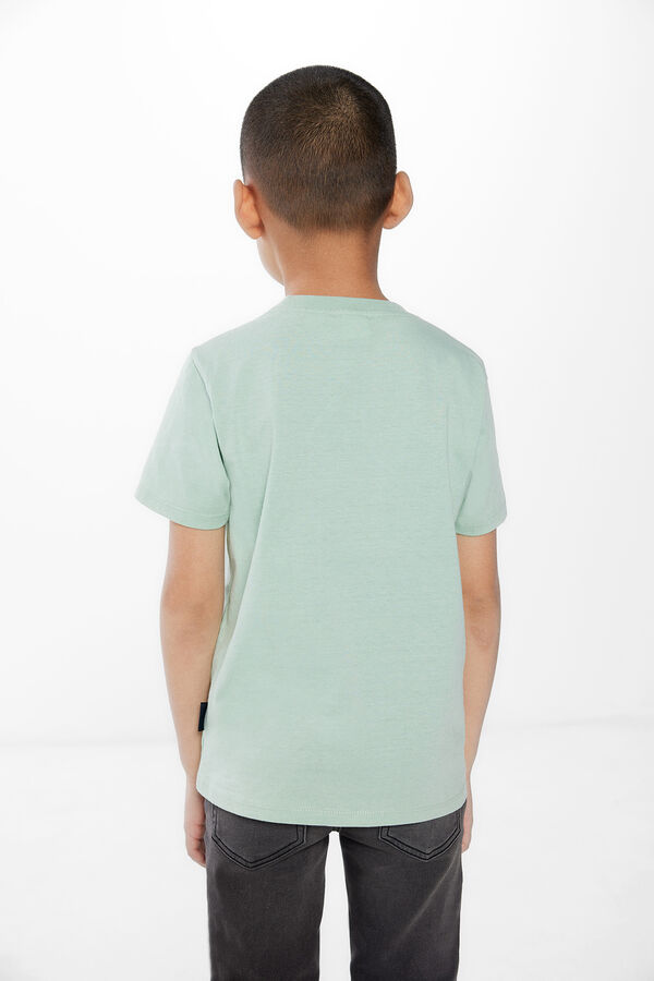 Springfield Camiseta print "no limits" niño estampado verde