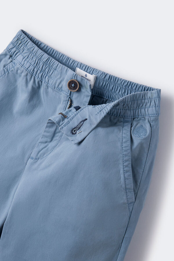 Springfield Pantalon chino ligero niño azul claro