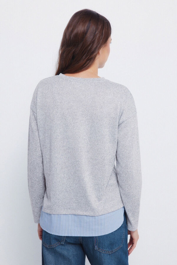 Springfield Kombinovana majica Siva