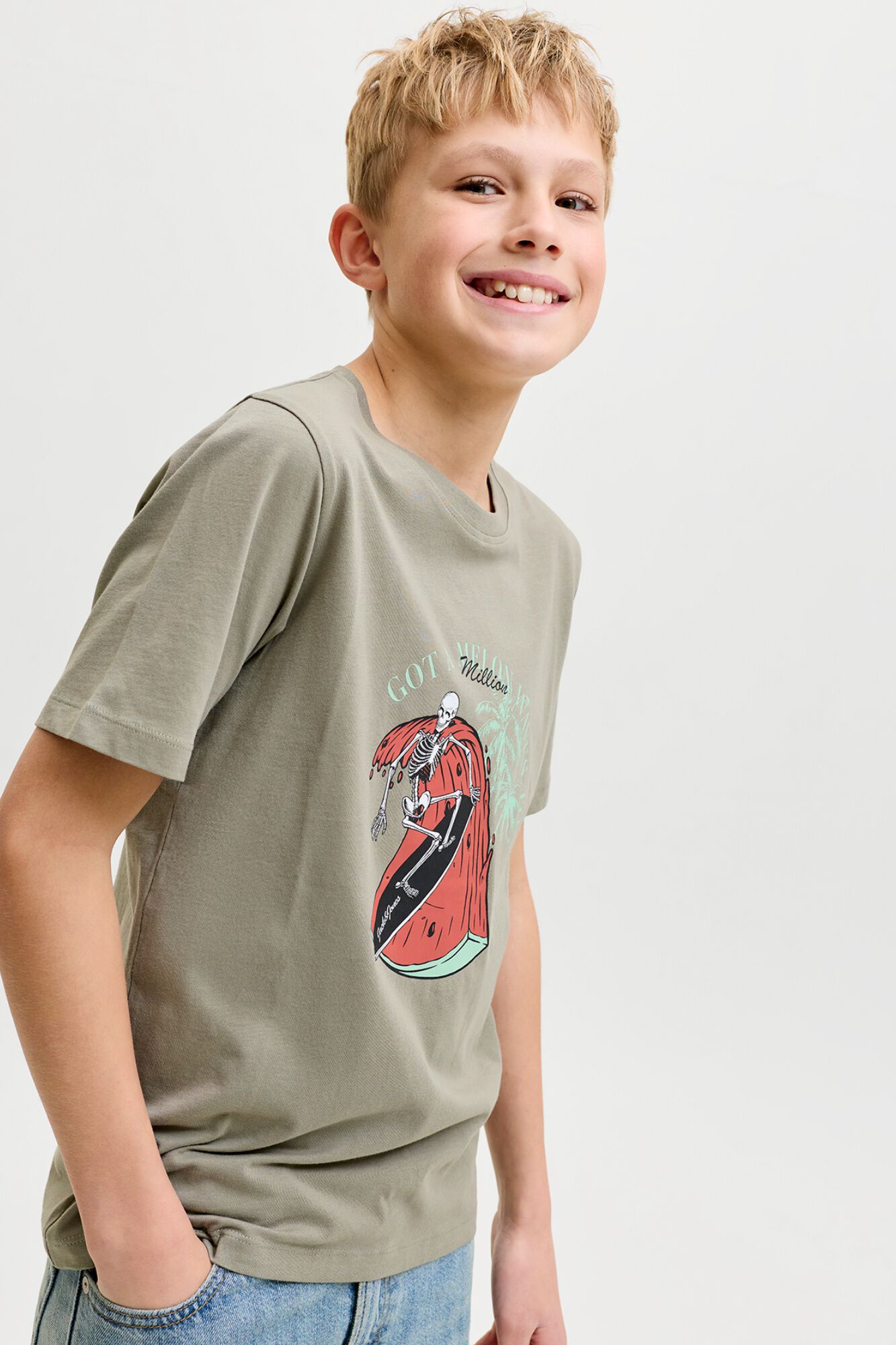 Jack & Jones Junior T-shirt de manga curta estampada