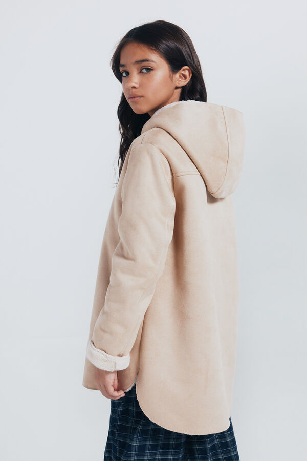 Springfield Kids Jakna sa rajsfer&scaron;lusom za devojčice Braon