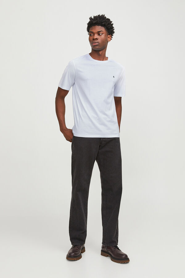 Jack & Jones Camiseta b&aacute;sica regular fit blanco