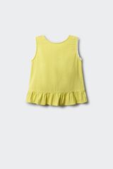 Springfield Kids Top od lana sa ma&scaron;nama za devojčice Žuta