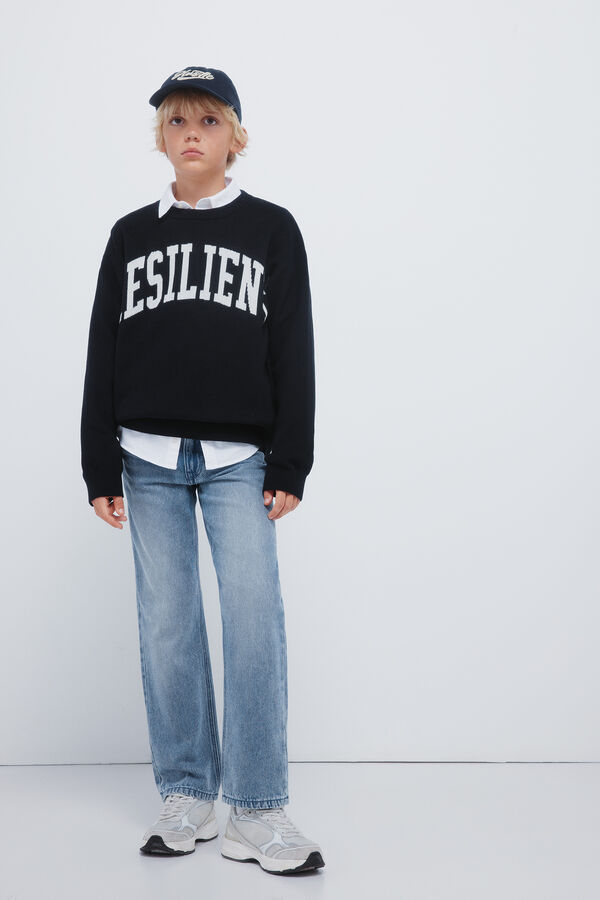 Springfield Kids „Otporni“ dečiji džemper Plava