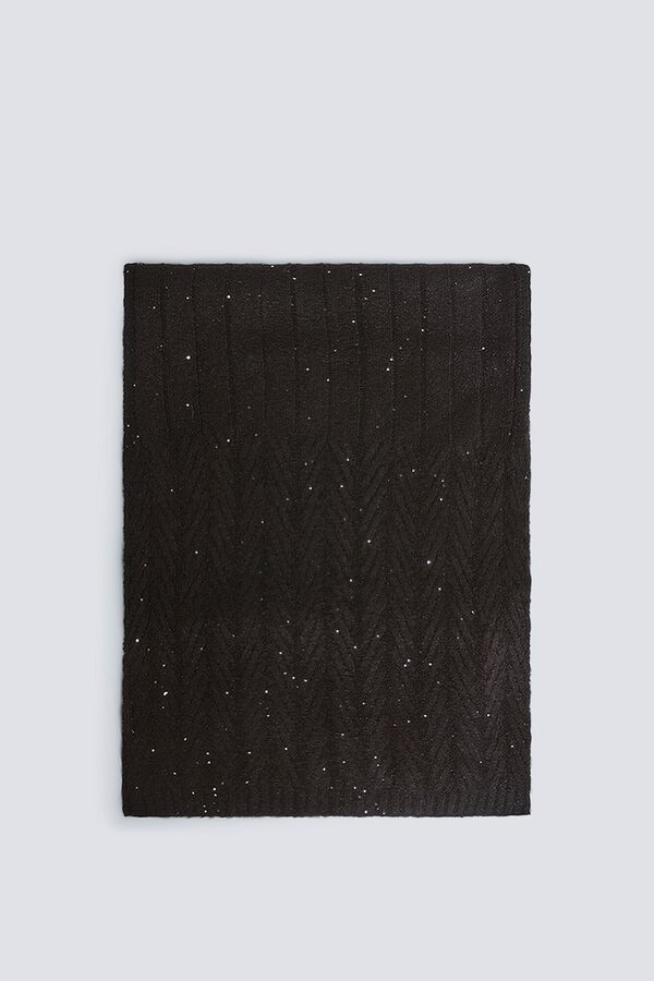 Springfield Sequin scarf black