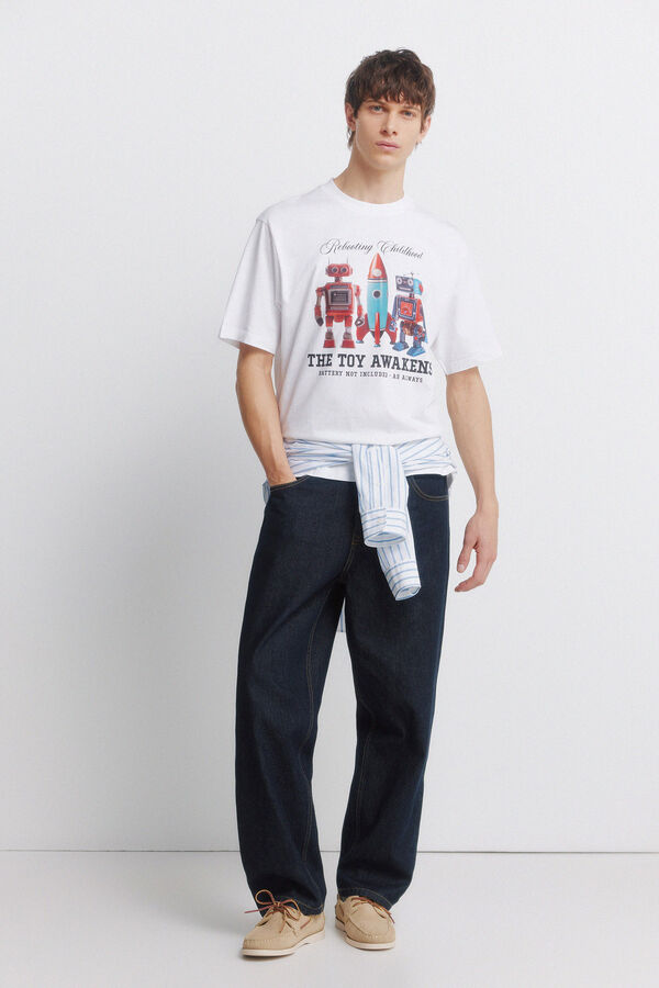 Springfield Majica sa dezenom igračaka Bež