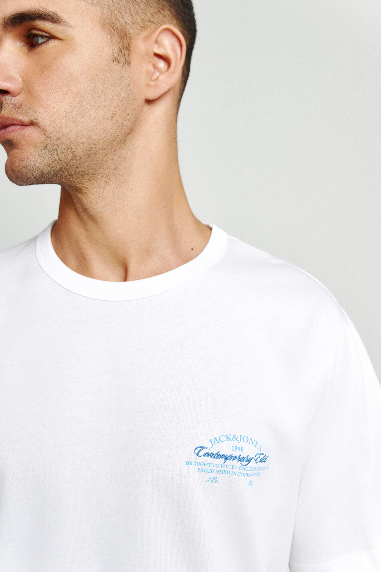 Jack & Jones T-shirt manga curta em algod&atilde;o