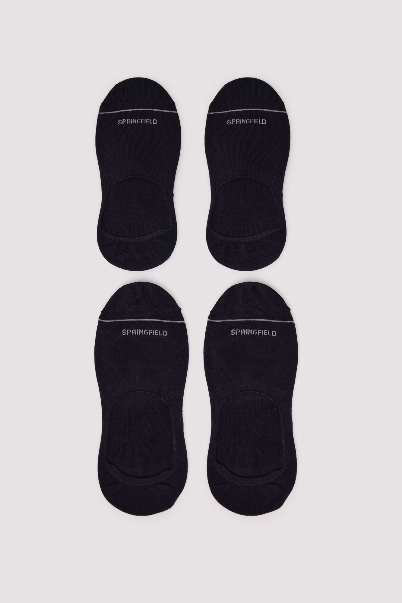 Springfield Jednobojna nevidljiva čarapa