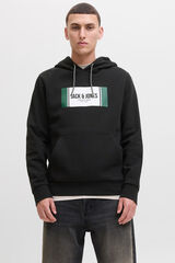 Jack & Jones Sudadera regular fit negro