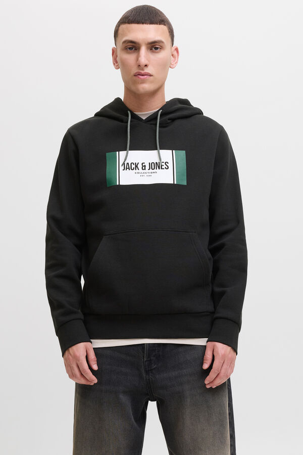 Jack & Jones Sudadera regular fit negro
