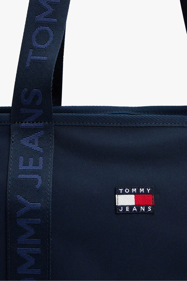 Tommy Jeans Bolso de mujer estilo tote en color azul marino de Tommy Jeans. azul