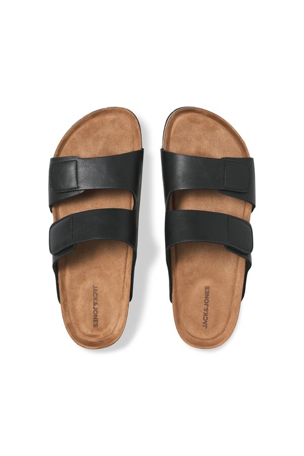 Jack & Jones Sandalias tiras suela ligera negro