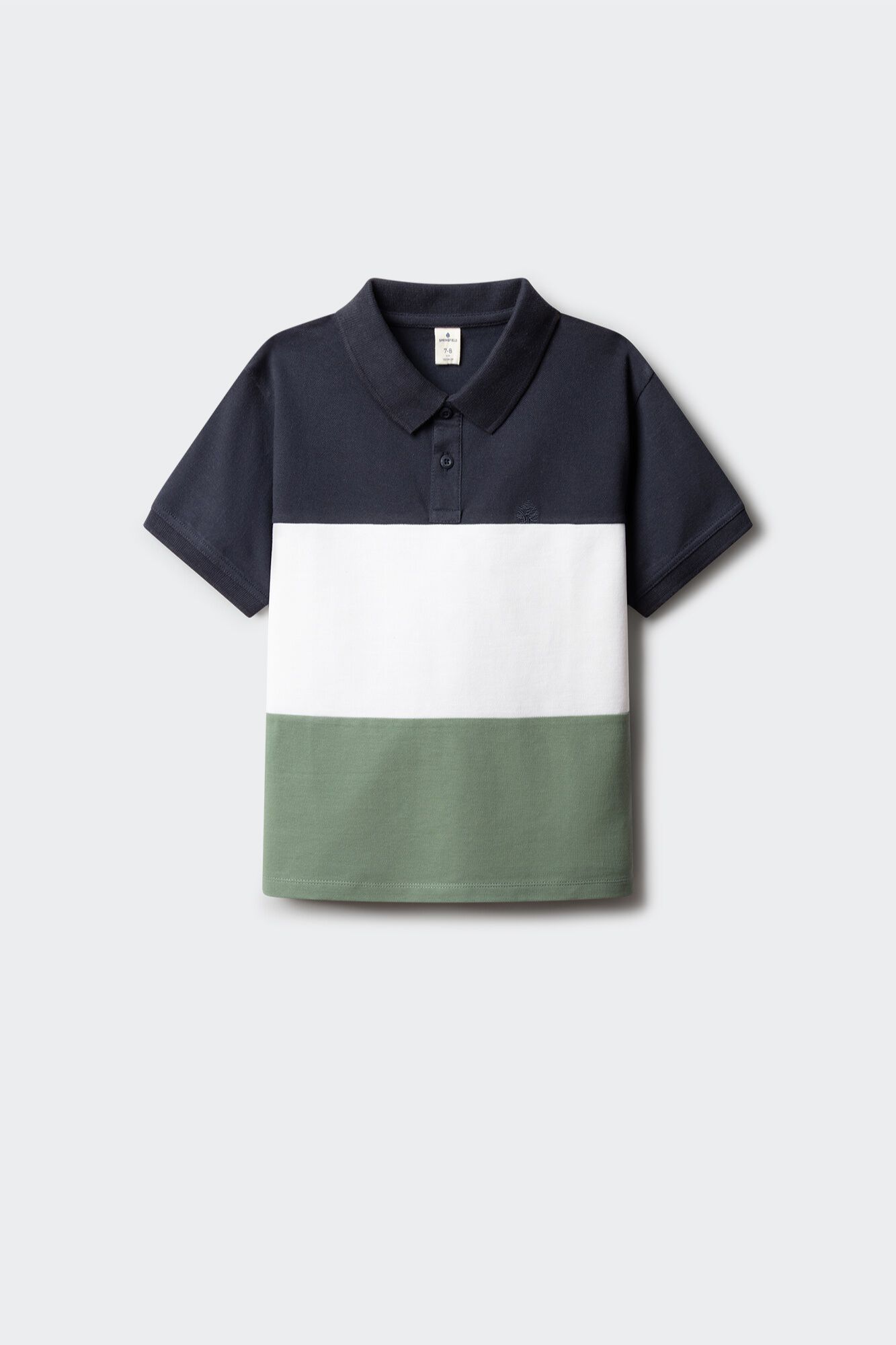Springfield Kids Polo majica od oksford tkanine sa krojenim i &scaron;ivenim detaljima za dečake