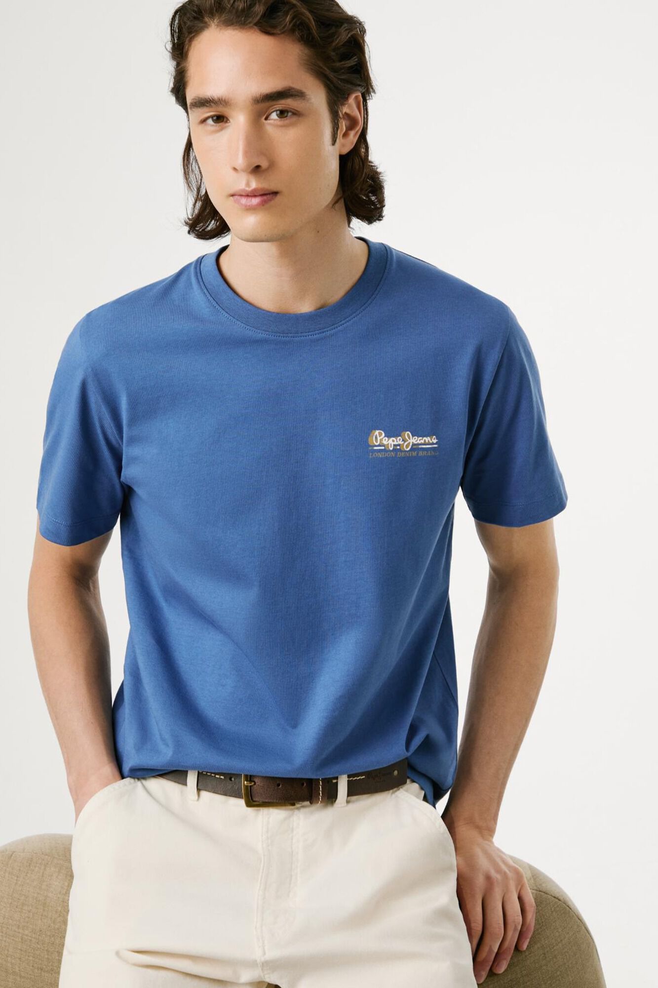 Pepe Jeans Camiseta Logo Estampado Fit Regular