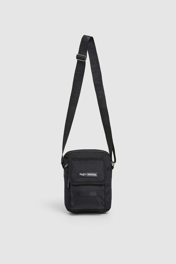 Pepe Jeans Bolso Reporter Con Asa Ajustable negro