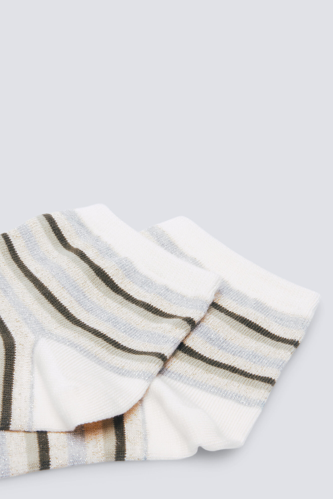 Springfield Kratke prugaste čarape od lureksa