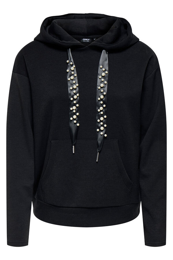 Only Sudadera con capucha negro