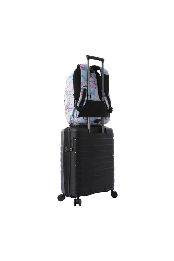 Totto Mochila Acuareles Glitter blanco