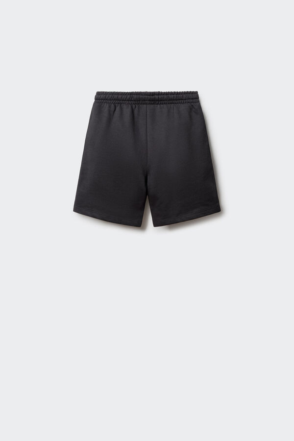 Springfield Kids Bermuda jogger de menino preto