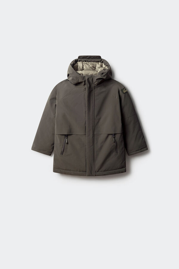 Springfield Kids Smeđa parka jakna za decu Kaki