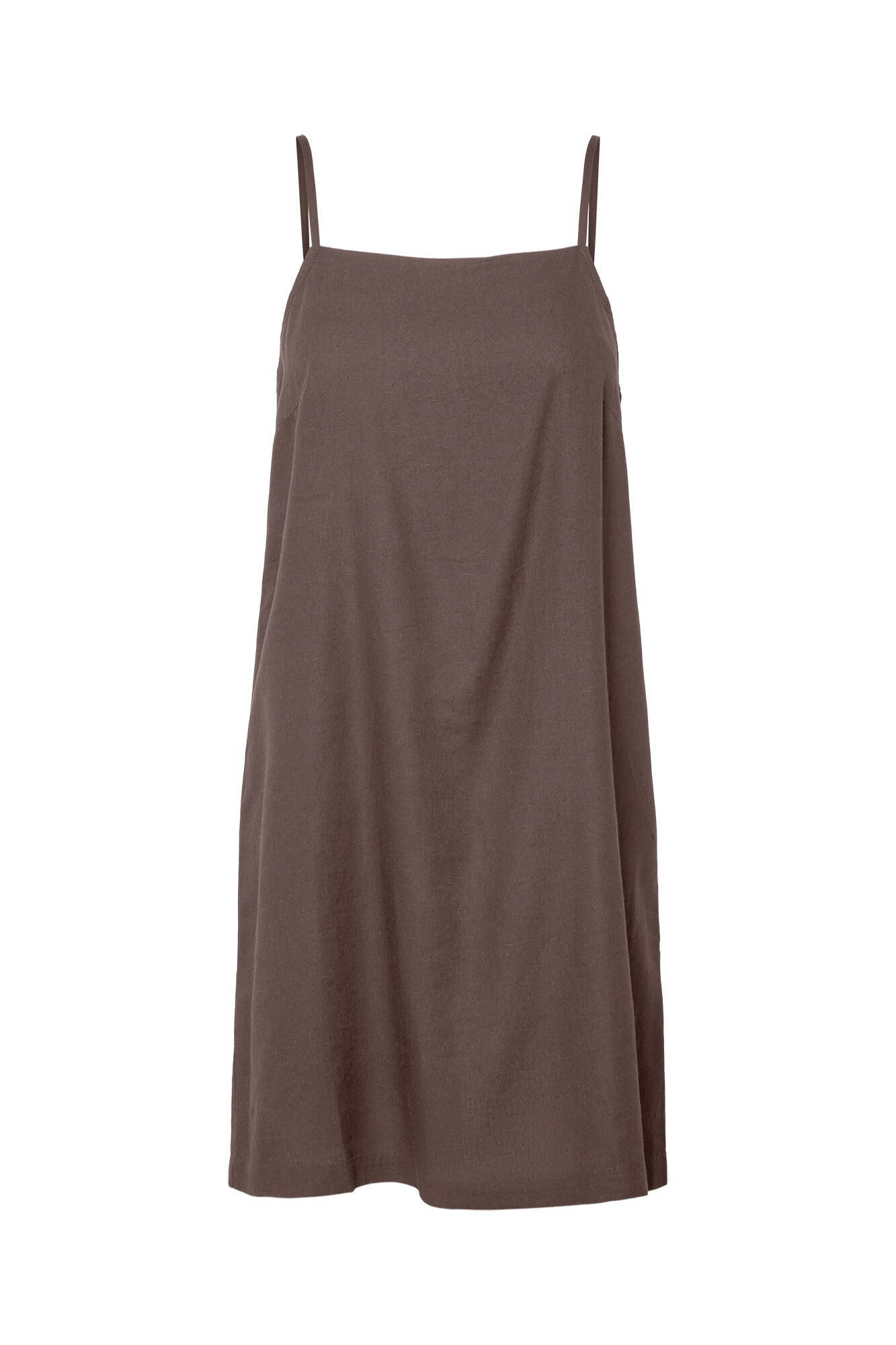 Pieces Vestido corto de lino con tirantes