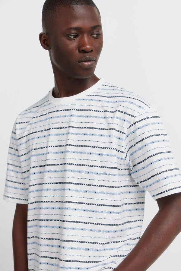 Springfield Osnovna majica Aop Bež