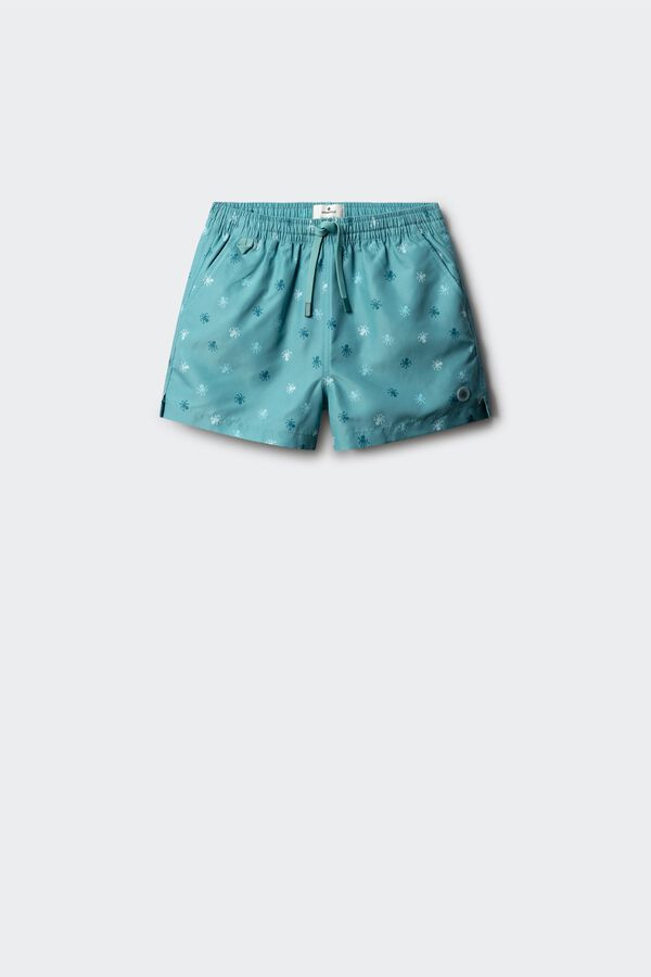 Springfield Kids Dečiji kupaći kostim sa hobotnicama Plava