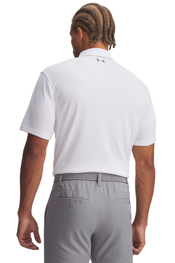 Under Armour Polo deportivo tejido t&eacute;cnico blanco