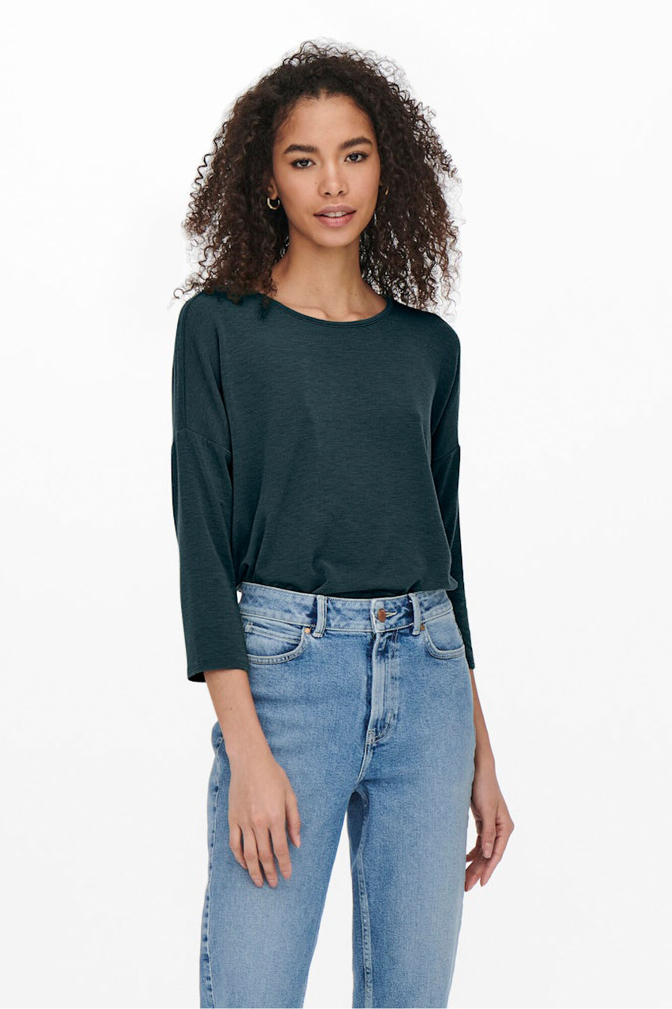 Only Camiseta de manga francesa