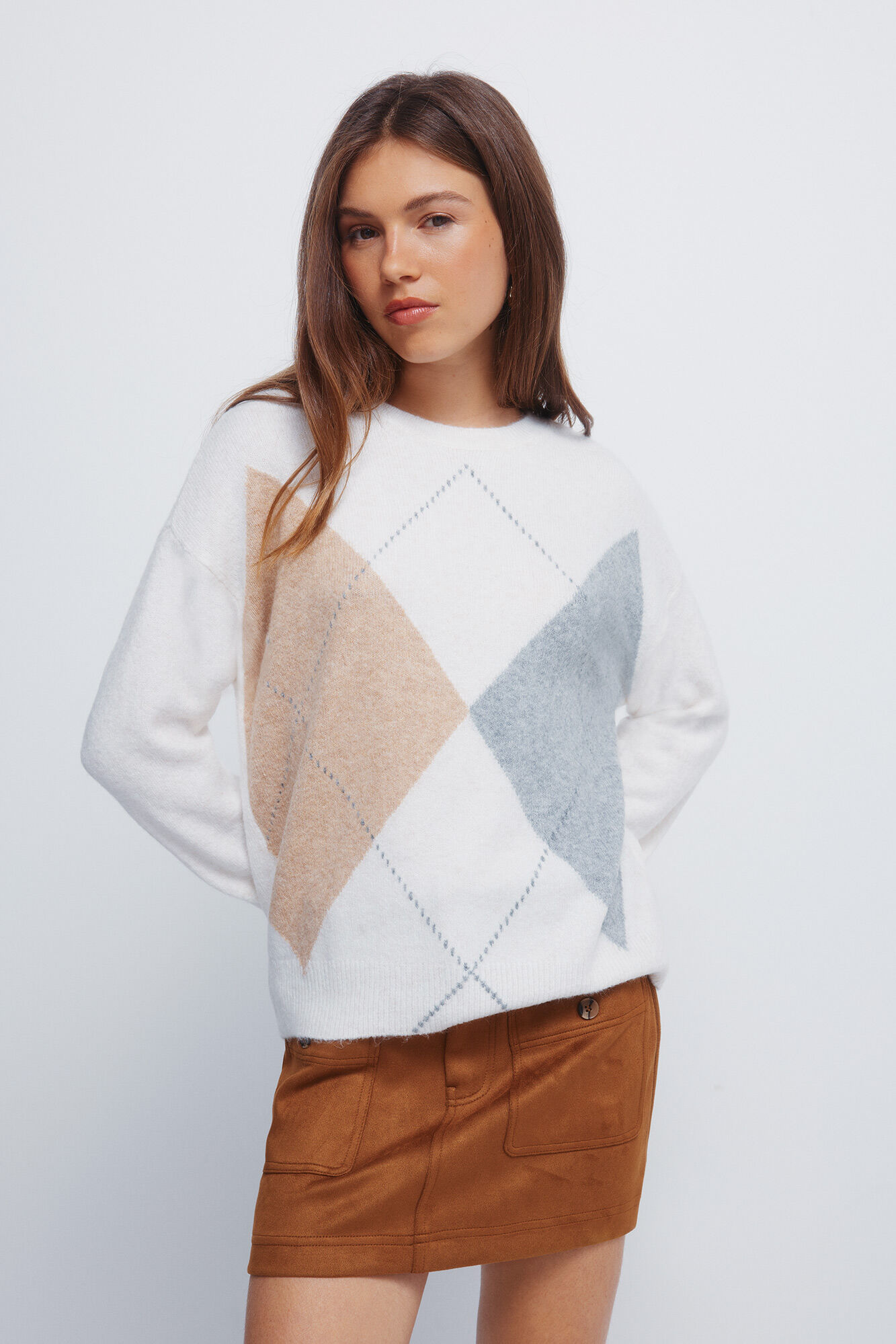 Springfield Prednji džemper u obliku dijamanta