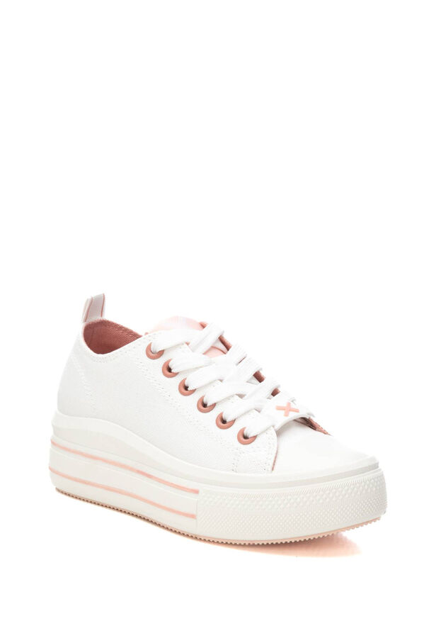 XTI zapatilla de ni&ntilde;a lona blanco