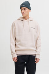 Jack & Jones Sudadera capucha logo gris