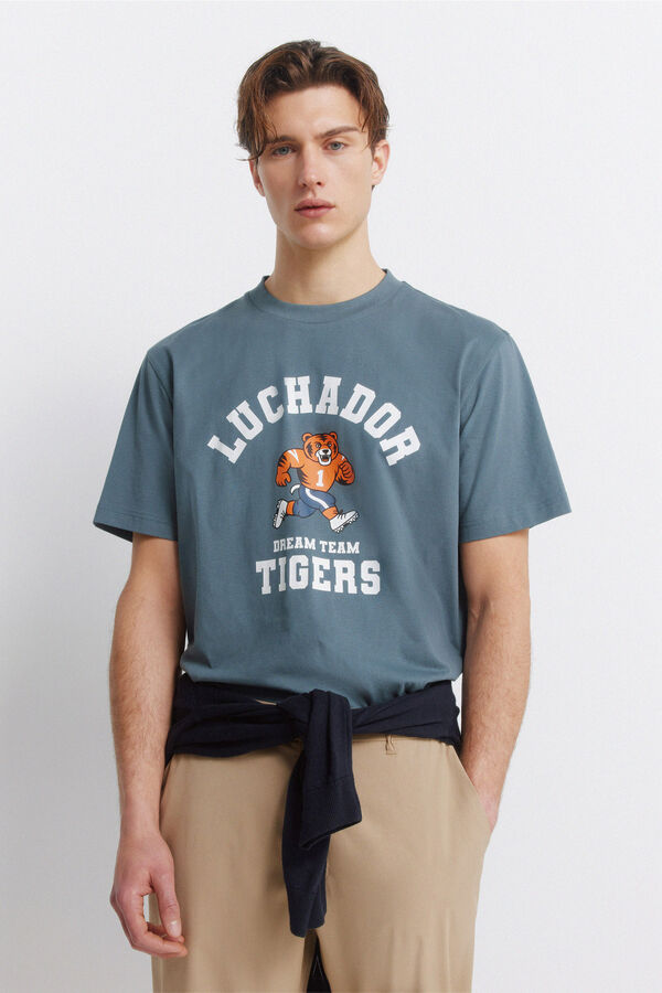 Springfield Majica kratak rukav Plava