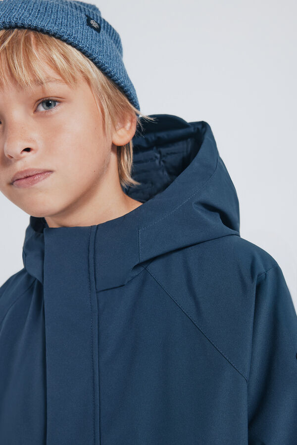 Springfield Kids Navy blue parka for boys Plava