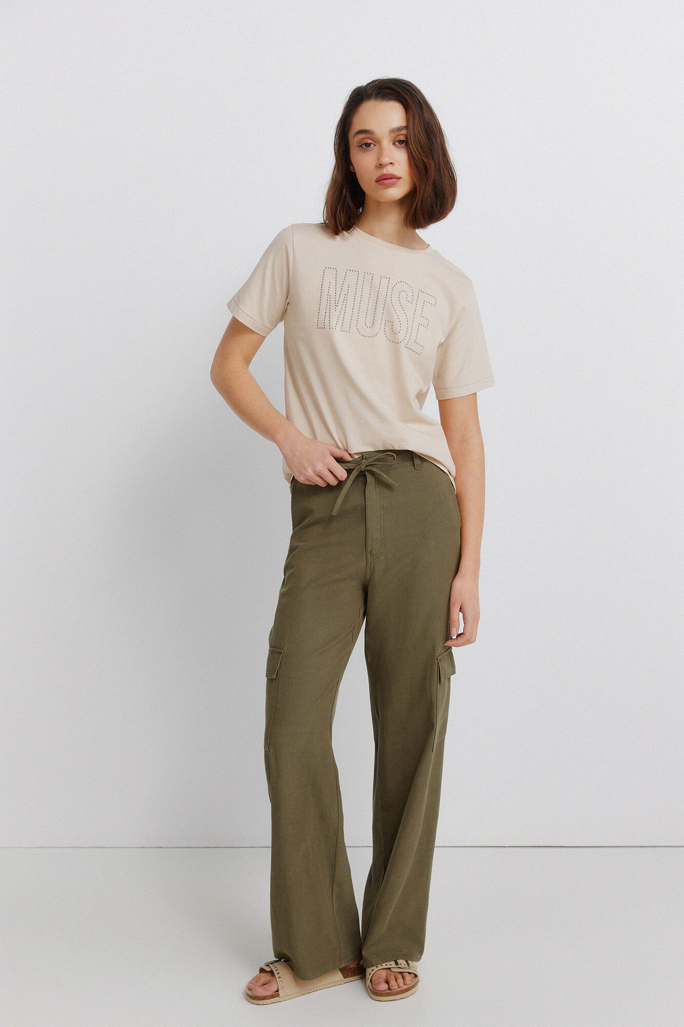 Springfield Majica kratkih rukava sa nitnama