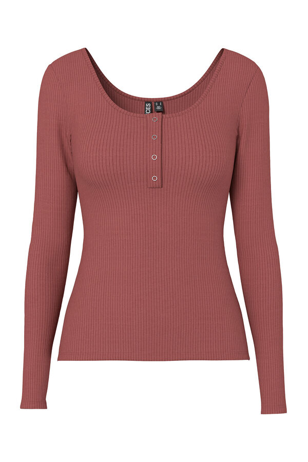 Pieces Top de canal&eacute; rojo