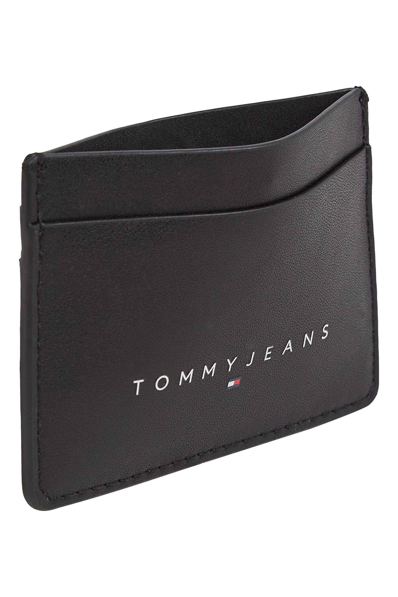 Tommy Jeans Carteira preta Tommy Jeans com logo bordado