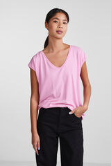 Pieces Camiseta b&aacute;sica manga corta morado/lila
