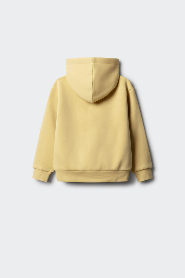 Springfield Kids Boy's open hood sweatshirt Žuta