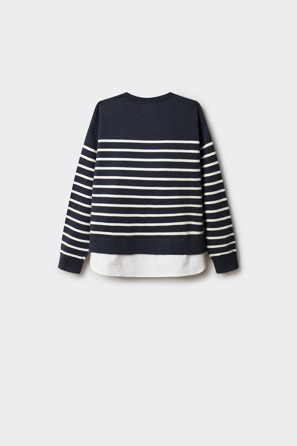 Springfield Kids Mornarski džemper za devojčice Plava