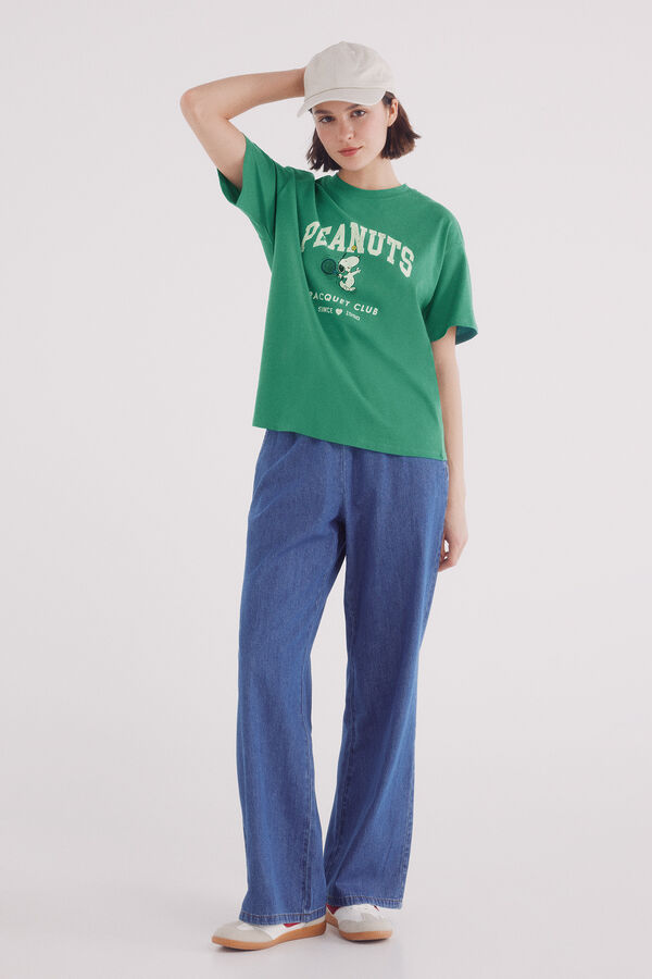 Springfield Snoopy Peanuts p&oacute;l&oacute; z&ouml;ld